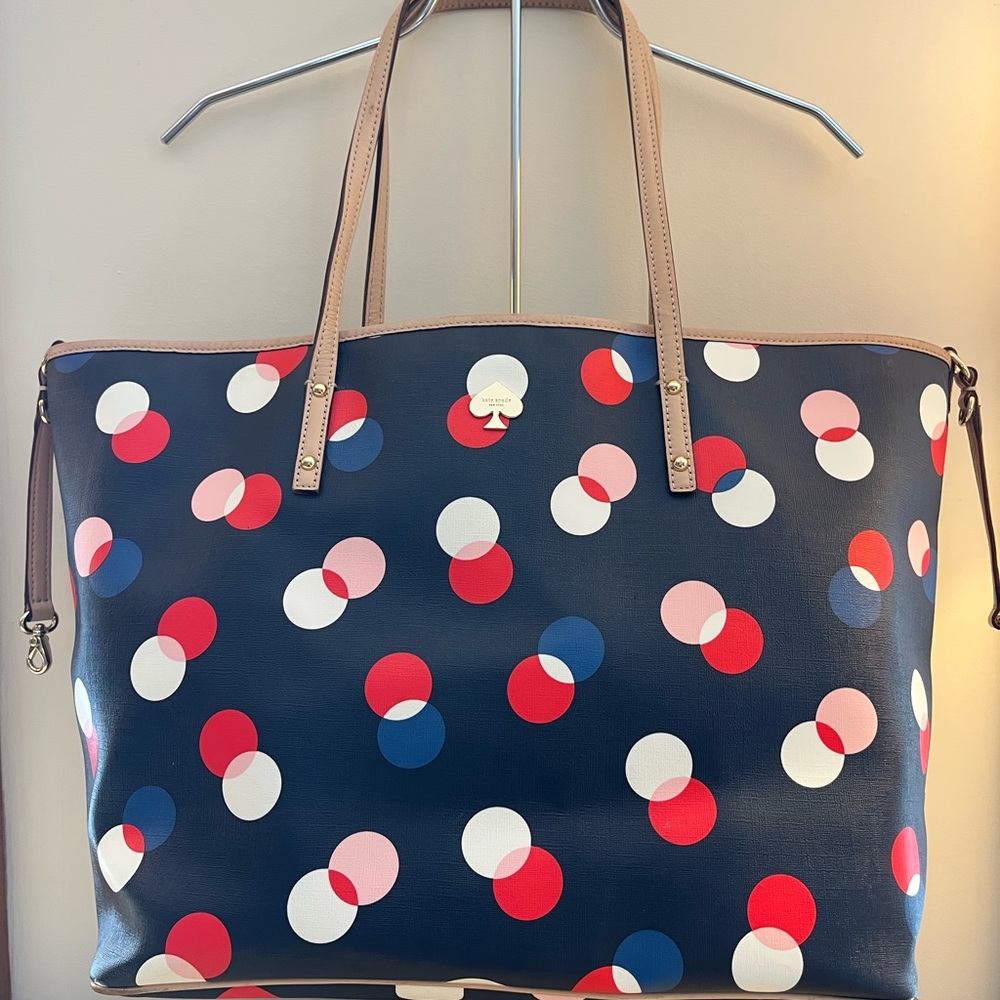 Kate Spade Multicolor Dot Tote